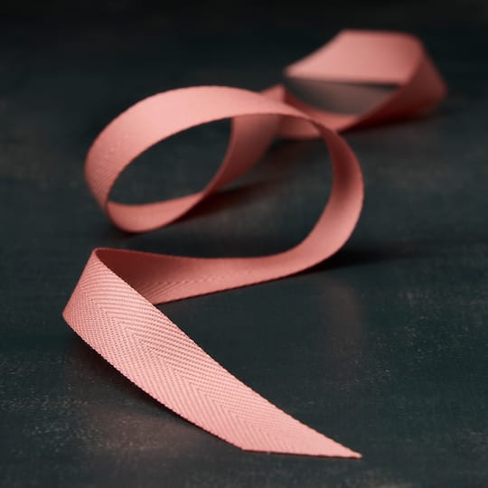 5/8" x7yd. Peach Twill Ribbon by Celebrate It® Classic